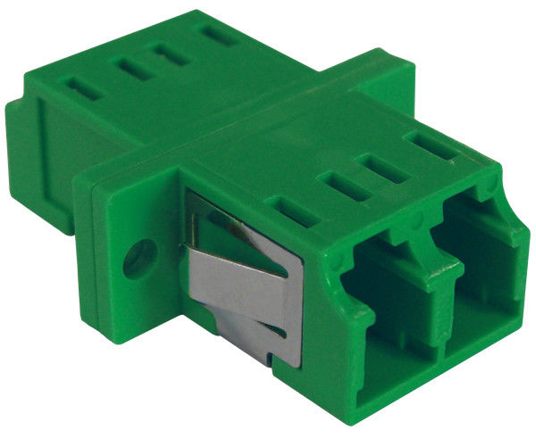 Tipo único modo do adaptador RJ45 do duplex do LC do plástico ao adaptador  multimodo com grampo do painel