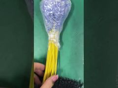 Como colocar o cabo de fibra em uma manga expansível como olhal de puxar