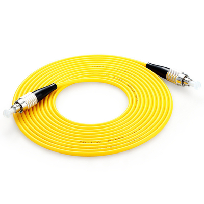 Modo Fc-Fc de cabo de remendo da fibra ótica do PVC LSZH 3.0mm único