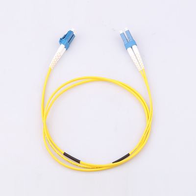 Perda do retorno alta simples de cabo de remendo da fibra ótica do LC com conector preciso