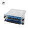 Divisor FTTH Epon Gpon LGX do PLC da fibra ótica do SC UPC da montagem em rack 1x16 tipo cassette