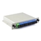 Divisor ótico 1X8 da fibra de SCUPC, divisor ótico do PLC da inserção de cartão da gaveta