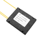 Diâmetro ótico do divisor 2.0mm do PLC da fibra da caixa 1x2 do SC/ABS do APC um comprimento de 1 medidor