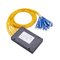 Divisor de fibra ótica do conector do SC/UPC, divisor do PLC da fibra ótica da caixa do ABS 1x16