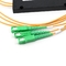 Divisor da fibra ótica do ABS G657 de FTTH, perda de retorno do divisor 50dB do Plc 1x32