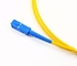 Palavra simples do único modo de cabo de remendo da fibra ótica do SC UPC do SC do PVC LSZH