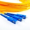 Palavra simples do único modo de cabo de remendo da fibra ótica do SC UPC do SC do PVC LSZH