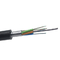 Do PE blindado do único modo GYTS/GYTA dos cabos de fibra ótica do HDPE revestimento exterior